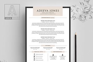 Professional Resume Template Jones