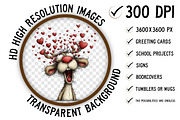 Funny Panic Reindeer Clipart, an Illustration by Craft Nest (Thumbnail 2 of 8)