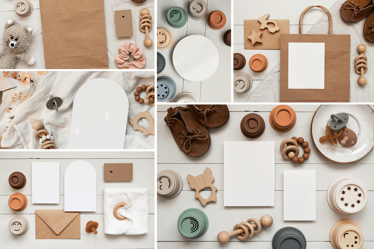 Boho Baby Mockup + Photo Bundle, a Books & Magazine Mockup by Ashley Alexandra Design (Photo 9 of 10)