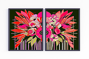Art Deco Floral Bouquets Posters, a Decorative Illustration by Blynn Pippen (Thumbnail 4 of 10)