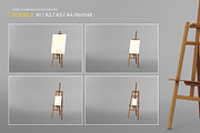 Easel & Canvas Scene Creator, a Product Mockup by KIPET (Thumbnail 9 of 18)