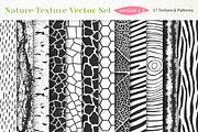 Nature Texture Vector Set, a Pattern Graphic by Perfect Design (Thumbnail 3 of 3)