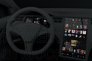 Tesla Model X Display UI mockup, a Mockup by Iamjaydesign (Thumbnail 10 of 10)