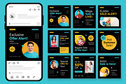 Exclusive Social Media Layout, an UI Kit Template by CreativeShaper (Thumbnail 1 of 3)