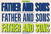 Hyugos | Condensed Shadow Font!!, a Sans Serif Font by Fateh.Lab (Thumbnail 3 of 12)
