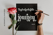 Glaster Elegant Ligature Serif Font, a Serif Font by Font Kingdom (Thumbnail 7 of 11)