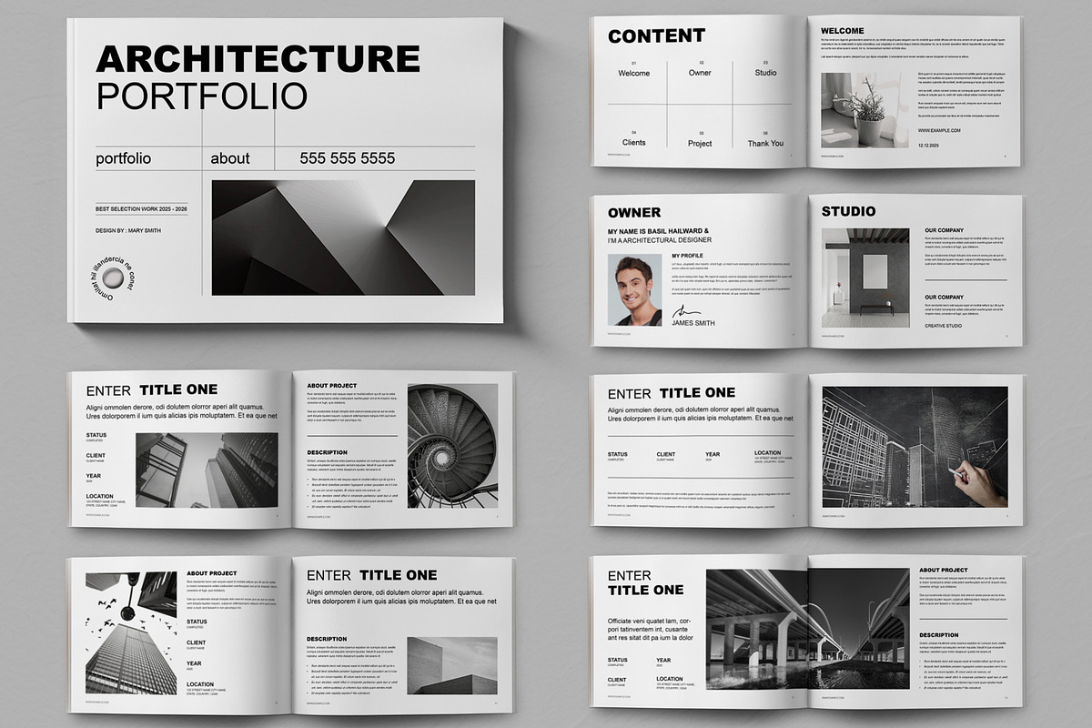 Architecture Portfolio Layout