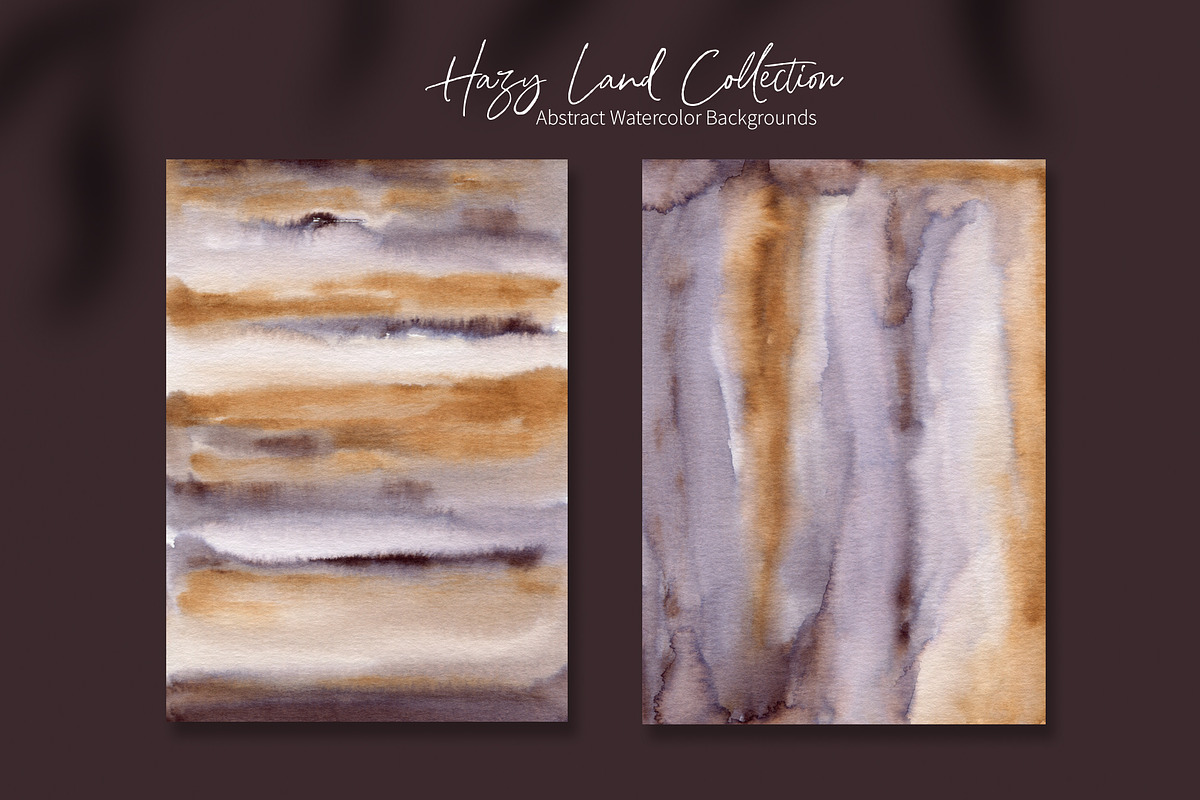 Hazy Lands Watercolor Art Textures, a Texture Graphic by Marmoris.Arts (Photo 14 of 17)