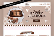 Cake Website Template, a Templates & Theme by Template Twist Shop (Thumbnail 1 of 10)
