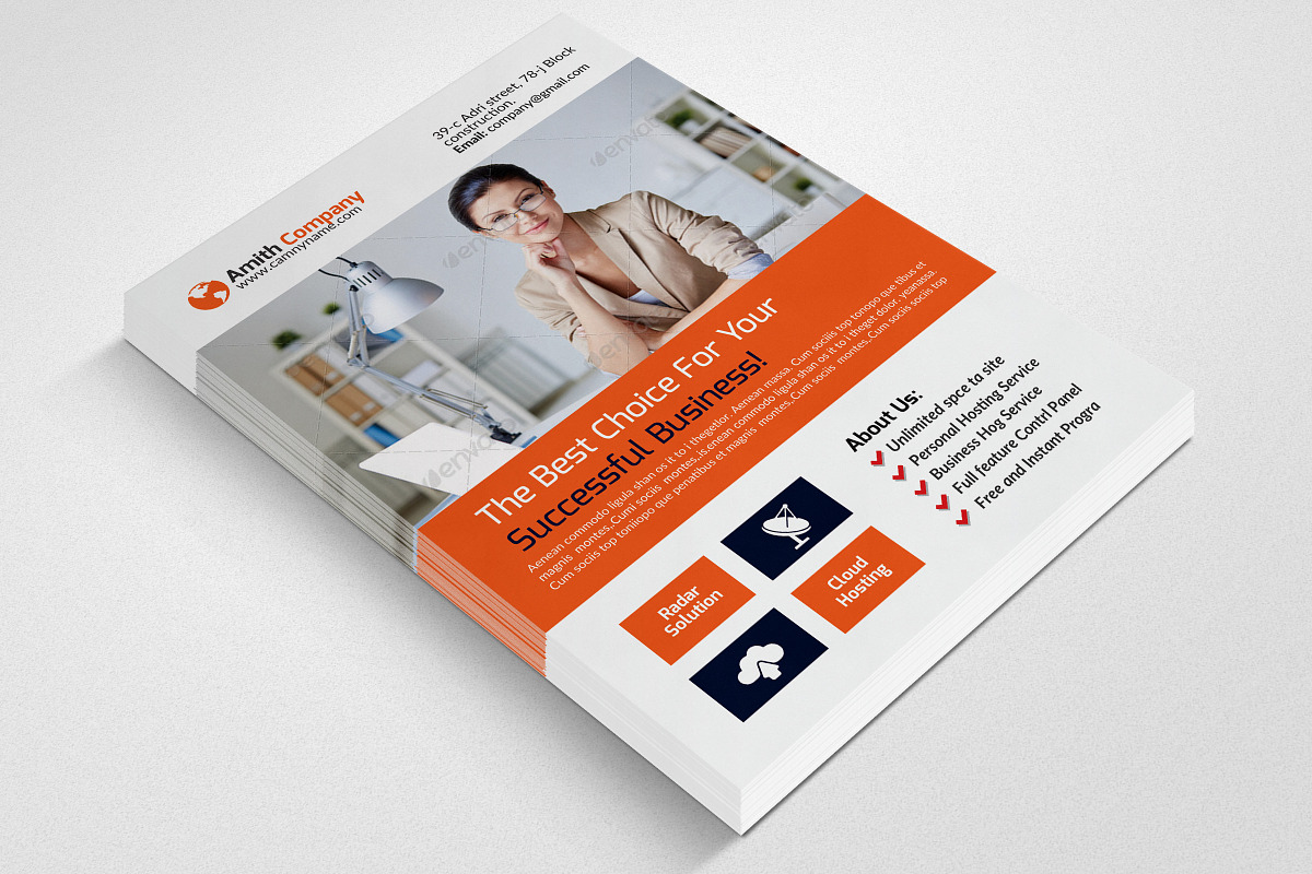Business Flyer Psd Template, a Flyer Template by Psd Templates (Photo 3 of 3)