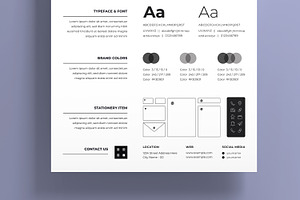 Brand Guidelines Poster Layout