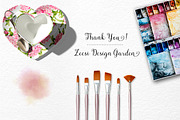 Peony Bloom Pattern & Motifs, a Pattern Graphic by Zeesi Design Garden (Thumbnail 11 of 11)