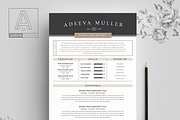 Modern Resume Template Lila, a Resume Template by AdeevaResume (Thumbnail 2 of 4)