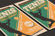 Tennis Tournament Vintage Style, a Flyer Template by Muhamad Iqbal hidayat (Thumbnail 3 of 4)