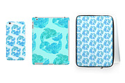 Playing Watercolor DOLPHINS, a Pattern Graphic by ekaart (Thumbnail 5 of 6)