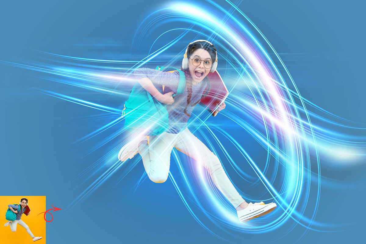 Lightwave Motion Photoshop Action, an Action Add-On by MRI STUDIO (Photo 15 of 29)