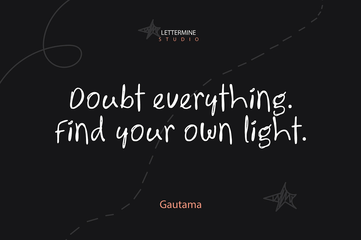 Nottalie – Casual Handwritten Font, a Handwritten Font by Lettermine (Photo 6 of 10)
