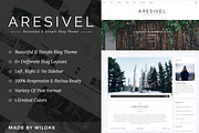Aresivel -WordPress Blog Theme, a WordPress Template by myshopkit (Thumbnail 1 of 14)