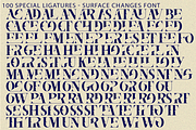 SURFACE CHANGES - LUXURY SERIF FONT, a Serif Font by 177Studio (Thumbnail 8 of 8)