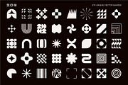 275 Modern Geometric Vector Elements, an Object Graphic by Vecster (Thumbnail 8 of 19)