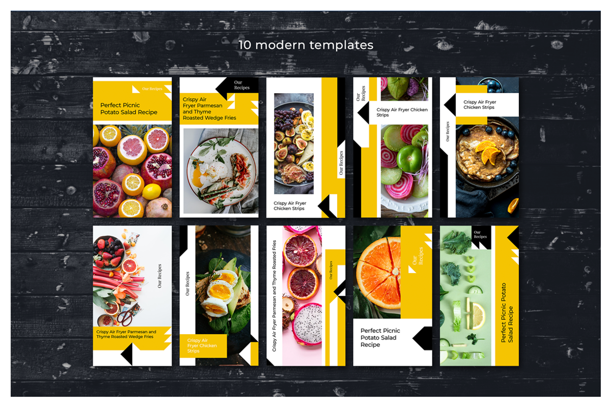 Instagram Stories Kit (Vol.28), a Social Media Template by uispot (Photo 2 of 3)