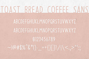 Toast Bread Coffee Typeface, a Sans Serif Font by giemons™ (Thumbnail 6 of 6)