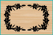 50 Botanical Border Collection Bundl, an Illustration by Creativeshirt (Thumbnail 2 of 4)