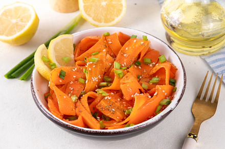Viral trendy asian carrot salad