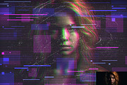 90s Retro VHS Glitch Photoshop, an Action Add-On by Studio Retouch (Thumbnail 5 of 12)