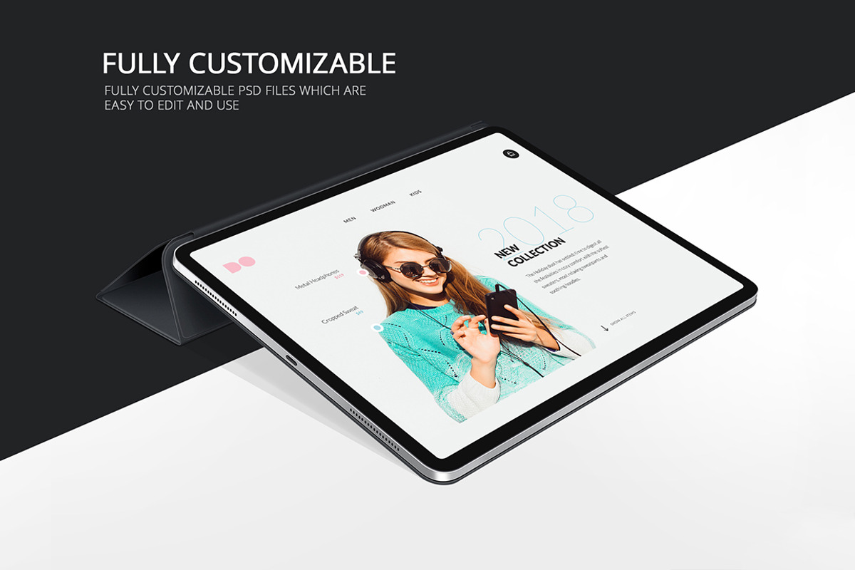 All New iPad Pro Mockups, an iPad Mockup by ydlabs (Photo 4 of 6)