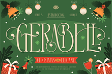 Gerabell - Condensed Christmas Serif