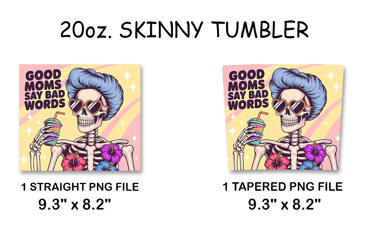 Funny Mom Skeleton Quote 20oz Tumble, an Arts & Entertainment Photo by LamanAzalea (Photo 2 of 2)