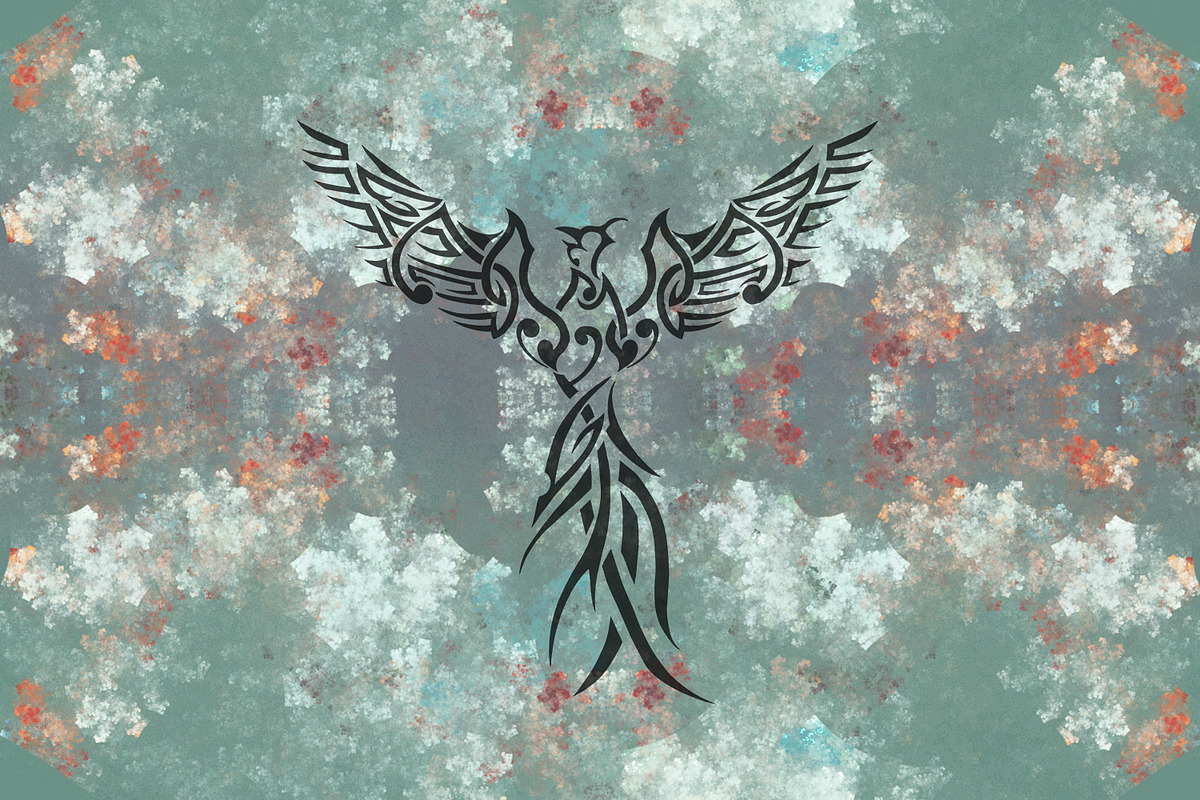 6 Phoenix B&W Tribal Tattoos Part 2, a Pattern Graphic by Natsuhisui (Photo 6 of 7)