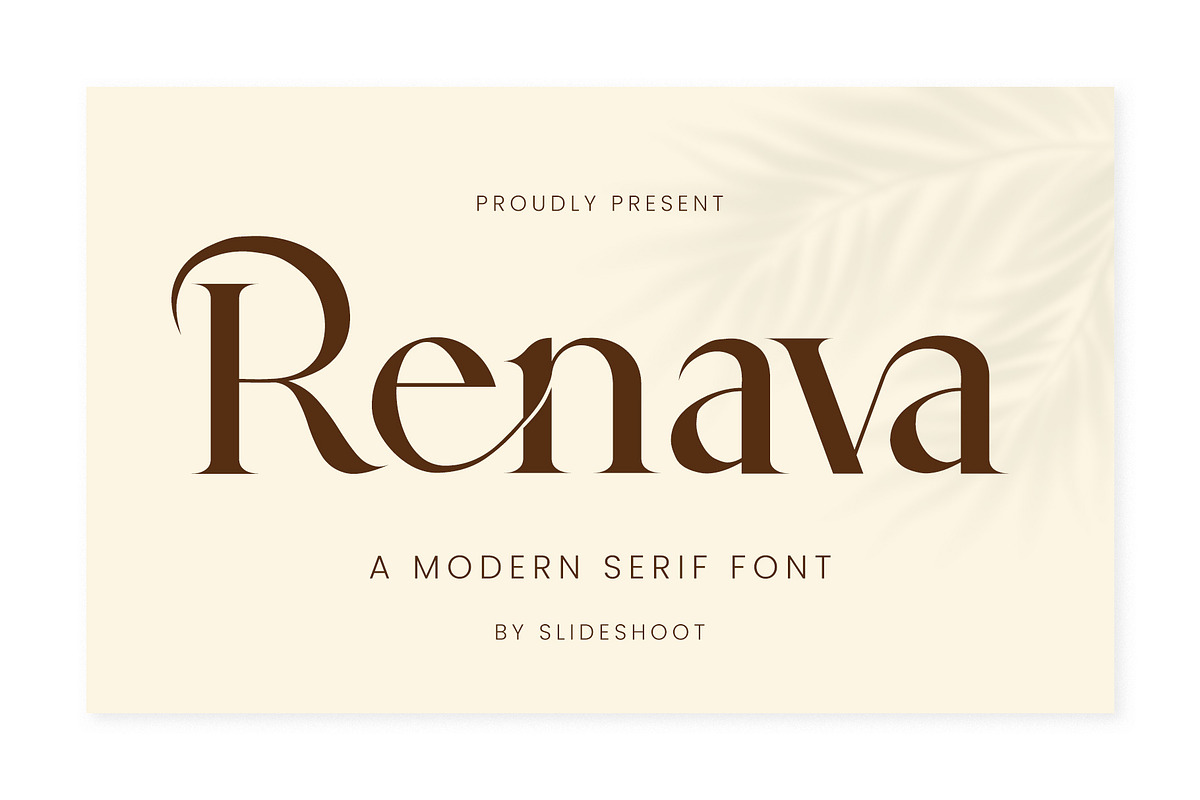 Renava Serif Font, a Serif Font by Idea Studio (Photo 1 of 11)