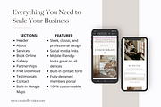 WIX Website Template for Coaches, a Wix Template by CreatedbyVision LLC (Thumbnail 5 of 8)