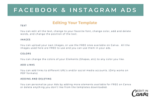 FACEBOOK & INSTAGRAM ADS TEMPLATE