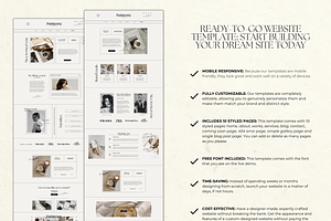 Showit Website Template Entrepreneur