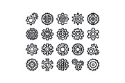 Gears collection illustrating, an Object Graphic by pikepicture (Thumbnail 1 of 3)