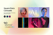Makeshift Carousel & Quotes Canva PS, a Social Media Template by Sparrow & Snow (Thumbnail 3 of 38)