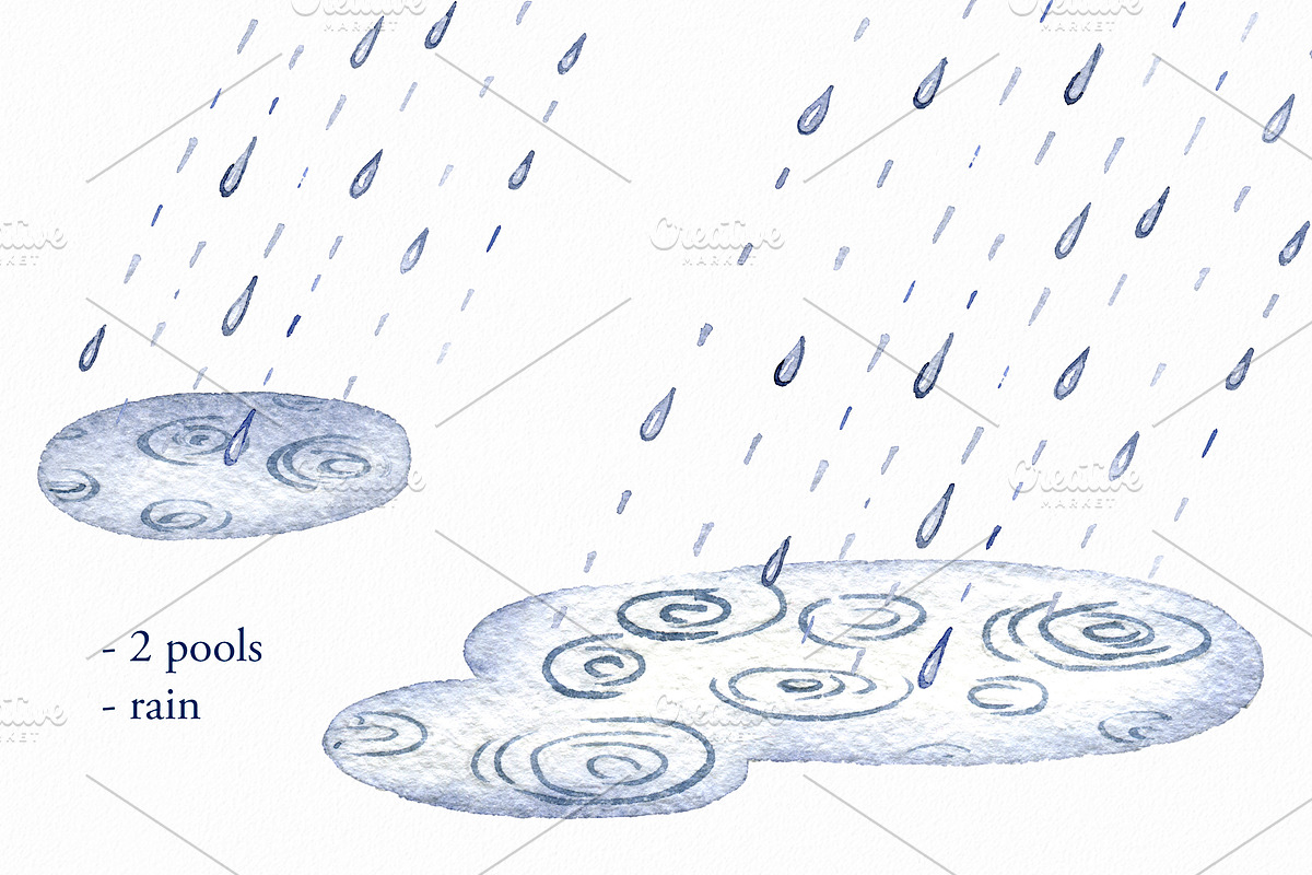 Rainy day, an Illustration by OlyaSenko (Photo 4 of 5)