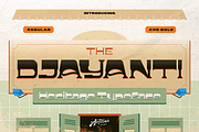 Djayanti, a Slab Serif Font by Artisan Themes (Thumbnail 1 of 11)