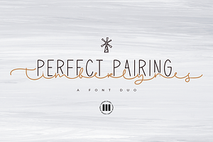 Timberlynes | A Pairing Font Duo
