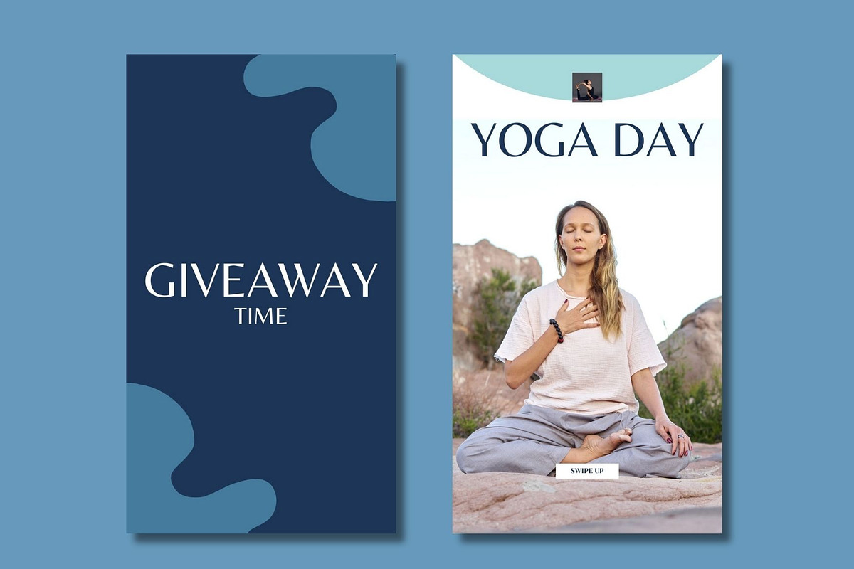 Yoga Social Media Story Templates, a Social Media Template by BoontenStudio (Photo 6 of 8)