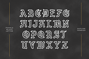 Pueblo Blackletter - 4 Styles, a Script Font by Millieangelo (Thumbnail 4 of 8)