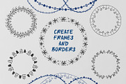 60 Christmas Pattern Brushes, a Brush Add-On by Mallinka (Thumbnail 6 of 10)