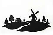 Dutch Windmill Field Set, an Illustration by jahid234 (Thumbnail 7 of 10)