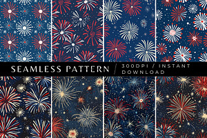 8 4th Of July Fireworks Patterns