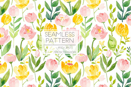 Lovely Light Watercolor Flower, a Decorative Illustration by yahu88studio