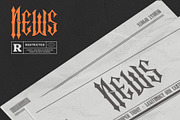 Crucifer – Dark Gothic Blackletter F, a Blackletter Font by Letterara (Thumbnail 9 of 15)