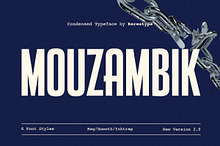 Mouzambik - Condensed Font